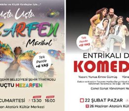 Tokat Belediyesi’nden haftasonu çocuklar için 2 tiyatro etkinliği