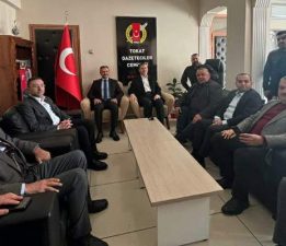 AK Parti Heyeti’nden Tokat Gazeteciler Cemiyeti’ne “Hayırlı Olsun” ziyareti