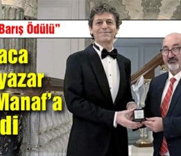 Akif Manaf’a bir ‘Barış Ödülü’ daha, Dünyaca ünlü yazar ‘Egeyön Barış Ödülü’nü aldı