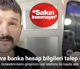 Dolandırıcıların girişimini cep telefonu ile kayda aldı