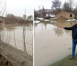Tokat’ta Çekerek Irmağı taştı, Tarım arazileri sular altında kaldı