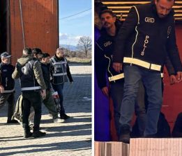 Mermer yüklü tırda gizlenen 4 kaçak göçmen yakalandı