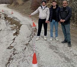 Tokat’ta yağışlar toprak kaymasına neden oldu