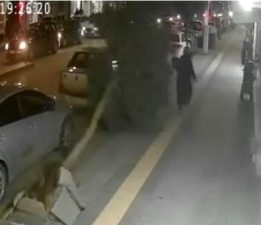 Tokat’ta fırtına ağacı devirdi, vatandaş saniyelerle kurtuldu