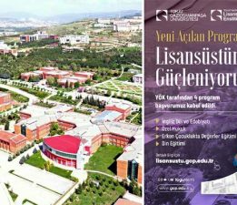 Tokat Gaziosmanpaşa Üniversitesi’nden 4 “Yeni Program”