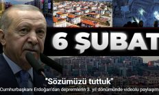 Cumhurbaşkanı Erdoğan’dan depremlerin 3. yıl dönümünde videolu paylaşım