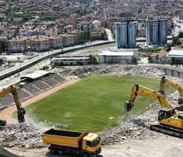 Tokat GOP Stadyumu’nun haftabaşı pazartesi yıkımı başlıyor
