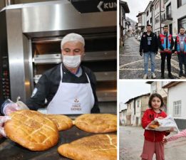 Tokat Belediyesi’nden hergün sıcak “Ramazan Pidesi” hizmeti