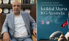 Başkan Ceylan, “İstiklâl Marşı bin yılın özgürlük destanıdır”