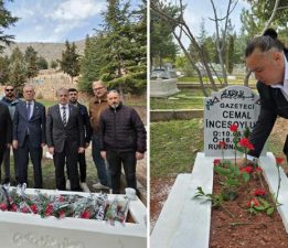 Cemal İncesoyluer mezarı başında anıldı