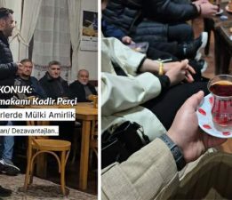 Salı Sohbetleri’nin bu hafta ki konuğu, Niksar Kaymakamı Kadir Perçi oldu