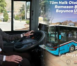 Bayram boyunca “Halk Otobüsleri” ücretsiz olacak