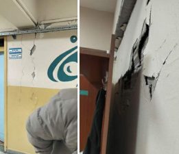 Tokat’ta 5,5 büyüklüğündeki deprem okul duvarlarını çatlattı