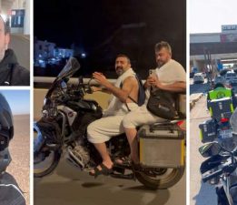 Atalarının develerle gittiği umre yolculuğunu onlar motosikletleri ile yaptı