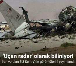 İran’ın Prens Sultan Üssü saldırısında vurulan E-3 Sentry’nin görüntüleri yayımlandı