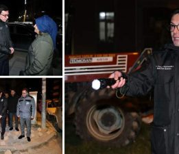 Başkan Yazıcıoğlu’dan gece mesaisi