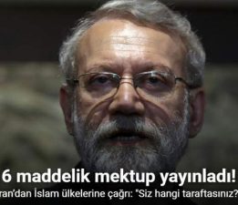 İran’dan İslam ülkelerine çağrı: “Siz hangi taraftasınız?”