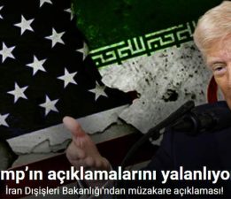 İran Dışişleri Bakanlığı’ndan müzakare açıklaması