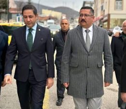 Almus’ta Yücel Bulut ve MHP Heyeti sahaya indi