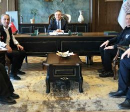 AFAD Heyeti’nden rektör Yılmaz’a ziyaret
