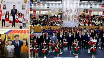 23 Nisan Ulusal Egemenlik ve Çocuk Bayramı Tokat’ta coşkuyla kutlandı