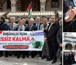 Tokat’tan Filistin’e güçlü mesaj “İnsanlık için sessiz kalma”