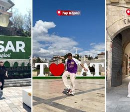 Tokat’ın tarihini futbol şovuyla tanıtıyor