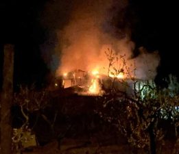 Tokat’ta çıkan yangında ev kullanılamaz hale geldi