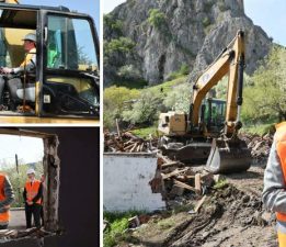 Tokat’ta kentsel dönüşümde yıkımlar başladı