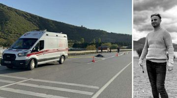 Kazada hayatını kaybeden motosiklet sürücüsünün son görüntüleri ortaya çıktı