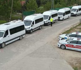 Erbaa’da kurallara uymayanlara servis sürücülerine ceza yağdı