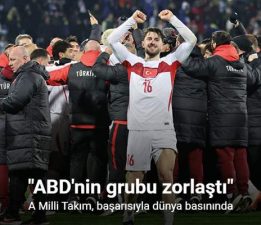 A Milli Takım, başarısıyla dünya basınında