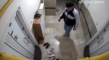 Ayakkabı hırsızı tutuklanarak cezaevine gönderildi: Hırsızlık anları kamerada