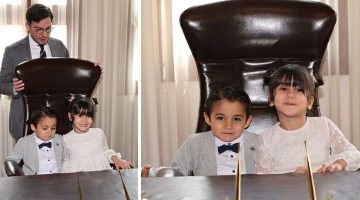 Minikler 23 Nisan’da “Başkanlık” koltuğuna oturdu