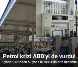 ABD’de ortalama benzin fiyatı 2022’den bu yana ilk kez 4 doların üzerinde