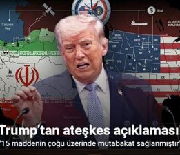 Trump’tan ateşkes açıklaması: “15 maddenin çoğu üzerinde mutabakat sağlanmıştır”
