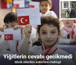 Minik eller yiğit yürekler için mektup yazdı, yiğitlerin cevabı gecikmedi