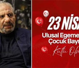 AK Parti eski Tokat milletvekili Zeyid Aslan’ın “23 Nisan Ulusal Egemenlik ve Çocuk Bayramı” mesajı