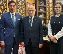 Başkan Yazıcıoğlu eşiyle birlikte MHP Lideri Devlet Bahçeli’yi ziyaret etti