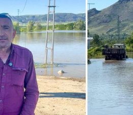 Yeşilırmak taştı, Pazar’da köy arazileri sular altında kaldı