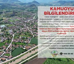 Turhal’da taşkın alarmı nedeniyle okullar 3 gün tatil edildi