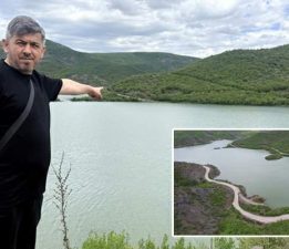 Kuraklığı fırsata çevirmişlerdi: Baraj doldu, yol sular altında kaldı