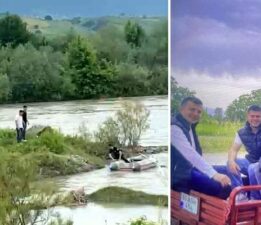 Erbaa’da elektrikli bisikletle Kelkit Çayı’na düşen 4 gençten 2’si kayıp