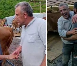 Kurban pazarında dakikalarca süren pazarlıkta inat kazandı