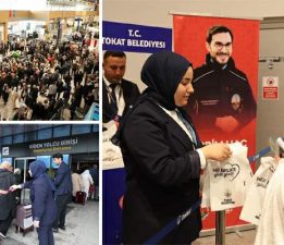 Tokat Belediyesi’nden hacı adaylarına manevi uğurlama