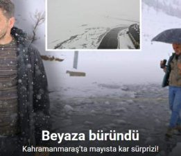 Mayıs ayında “Kar Sürprizi”