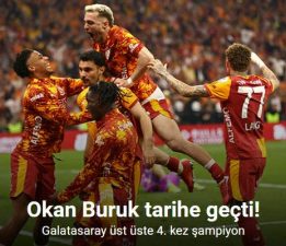 Galatasaray üst üste 4. kez şampiyon