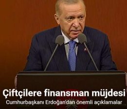 Cumhurbaşkanı Erdoğan’dan ‘Dünya Çiftçiler Günü Programı’nda açıklamalar