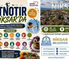 Niksar Belediyesi’nden çocuklara özel “Karne” hediyesi