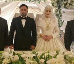 “Çoşar ve Göktürk” ailelerinin mutlu günü